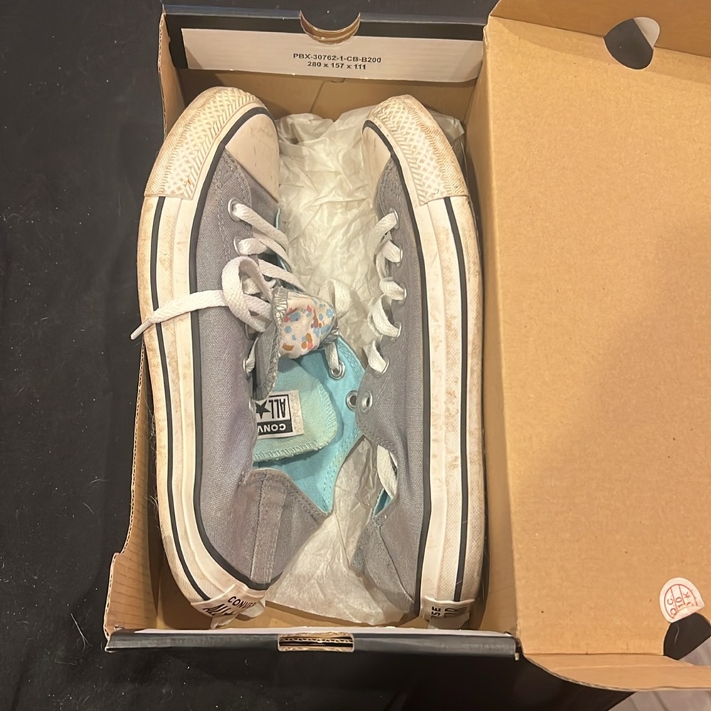 Converse Black Shoe Box with Logo